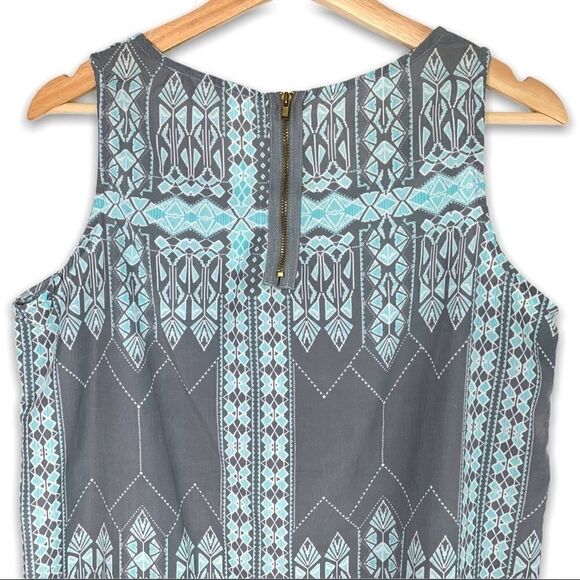 Olive & Oak Aztec Flowy Turquoise Tank Top - Picture 6 of 8